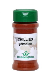 Chillies gemalen