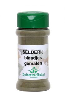 selderijblaadjes gemalen