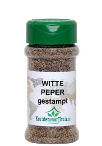 Witte Peper Gestampt