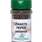 Zwarte peper gestampt