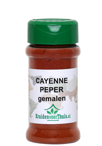 Cayenne peper gemalen